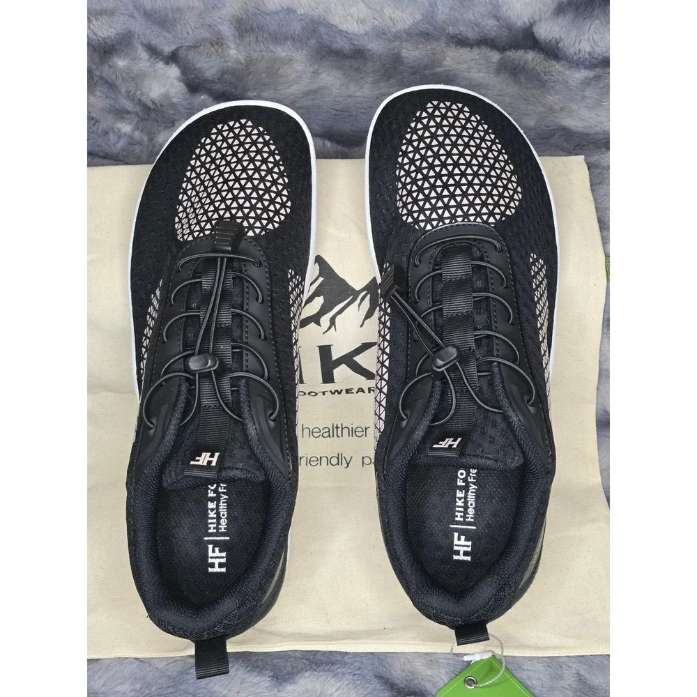 NWT‎ Hike Footwear HF Cloud Black/ Tan Barefoot Athletic Unisex Womens 11 EU 42